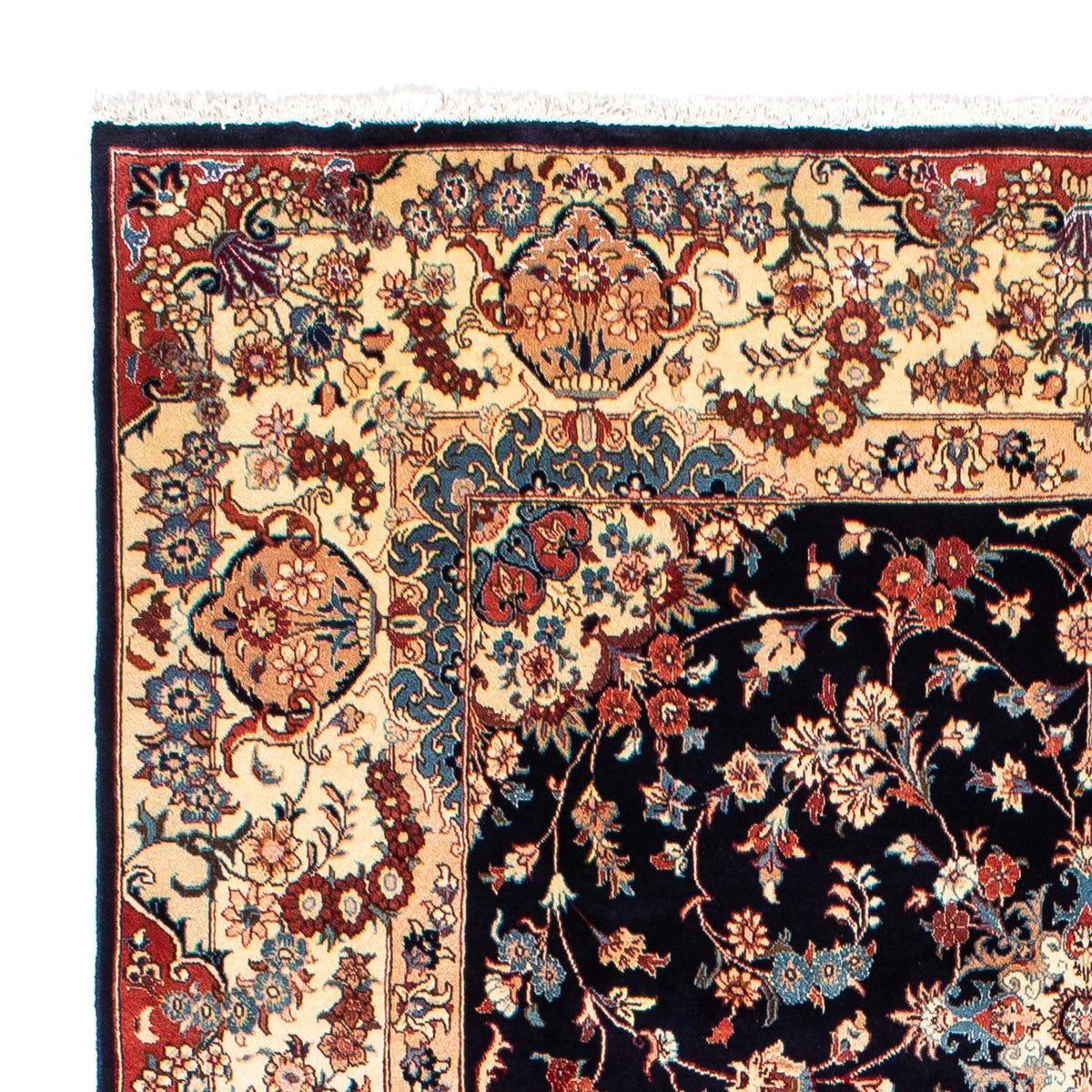 Tapis persan - Classique - 298 x 196 cm - bleu foncé