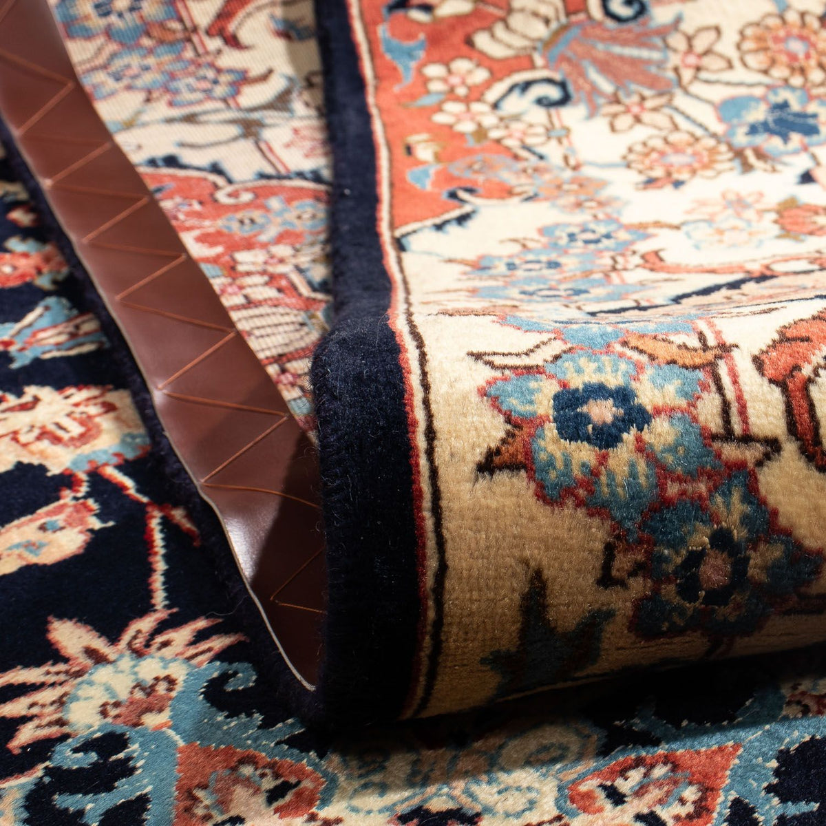 Tapis persan - Classique - 298 x 196 cm - bleu foncé