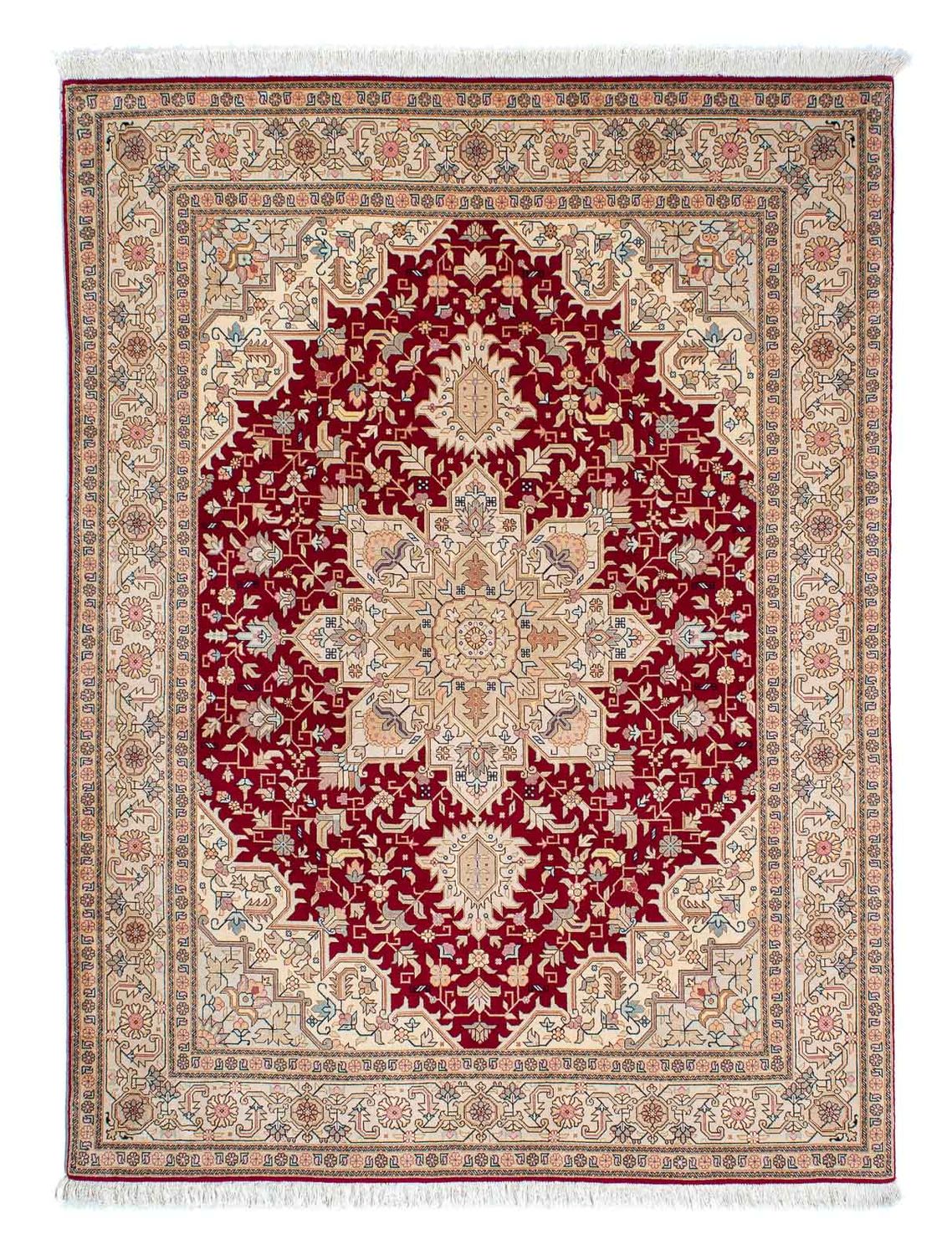 Tapis persan - Tabriz - Royal - 203 x 150 cm - rouge