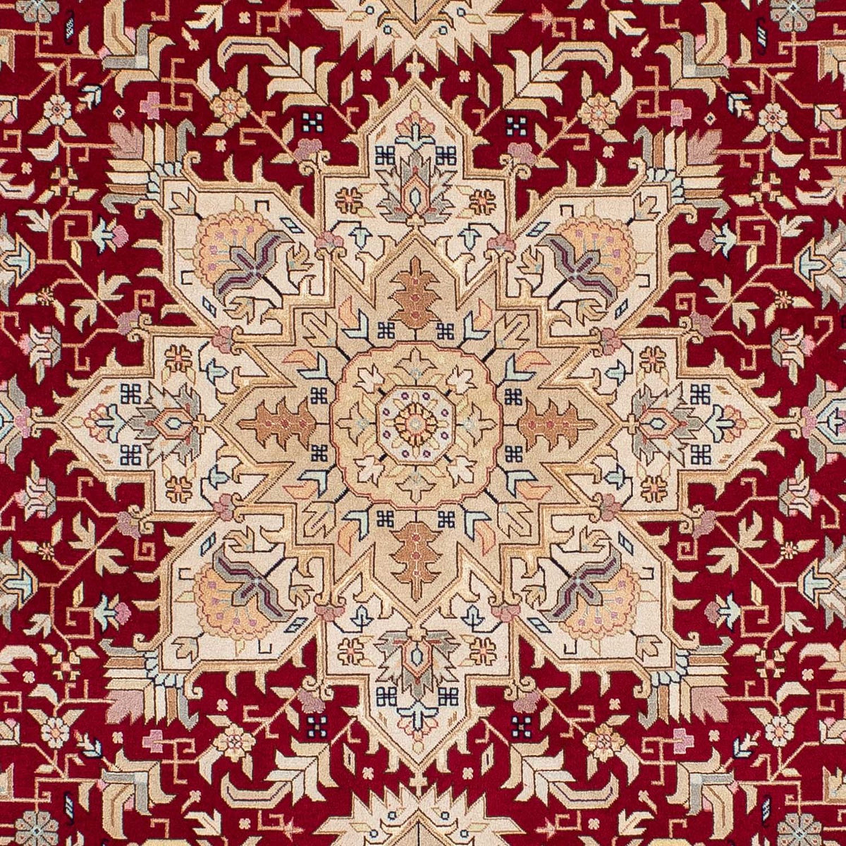 Tapis persan - Tabriz - Royal - 203 x 150 cm - rouge