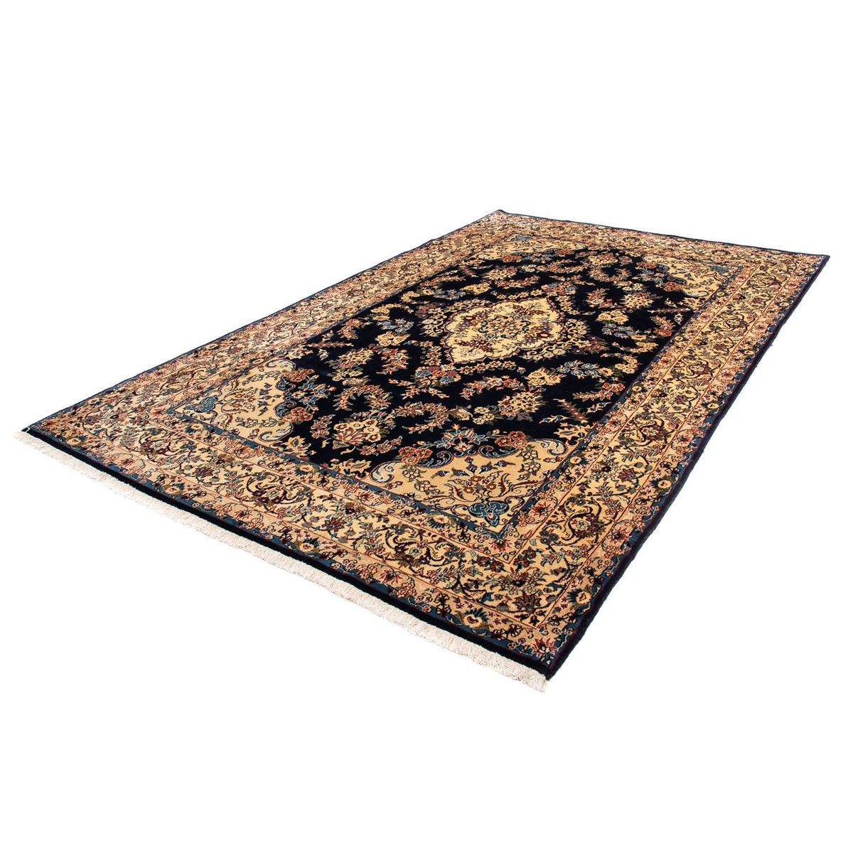 Tapis persan - Classique - 308 x 193 cm - bleu foncé
