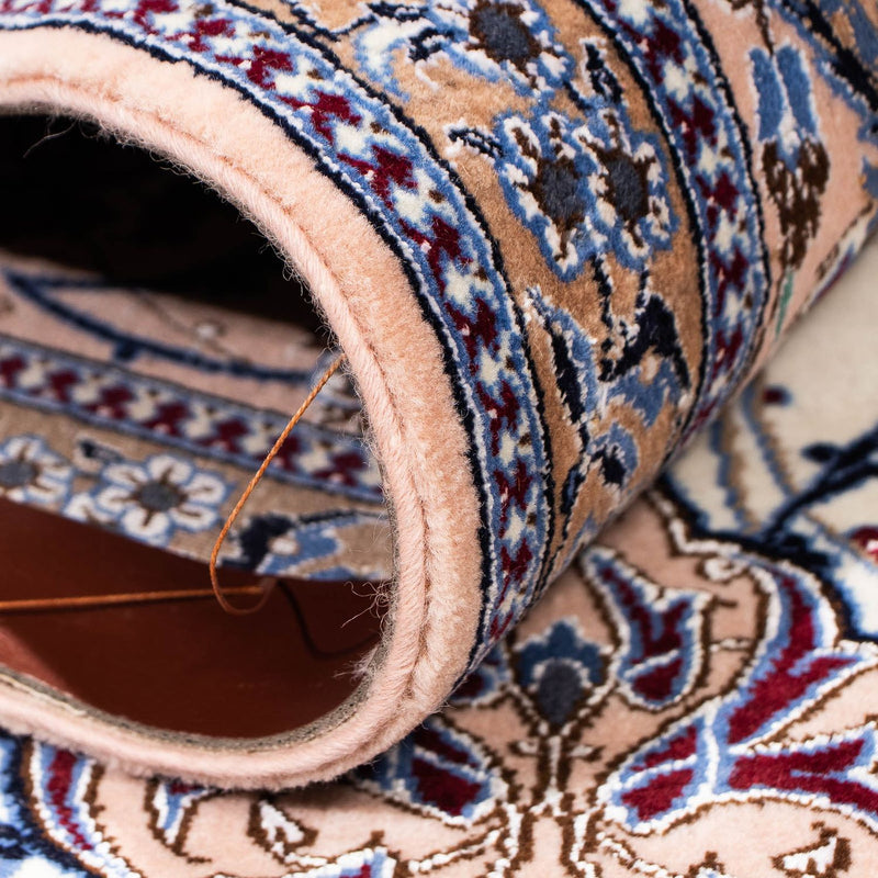 Tapis persan - Nain - Premium - 256 x 168 cm - beige