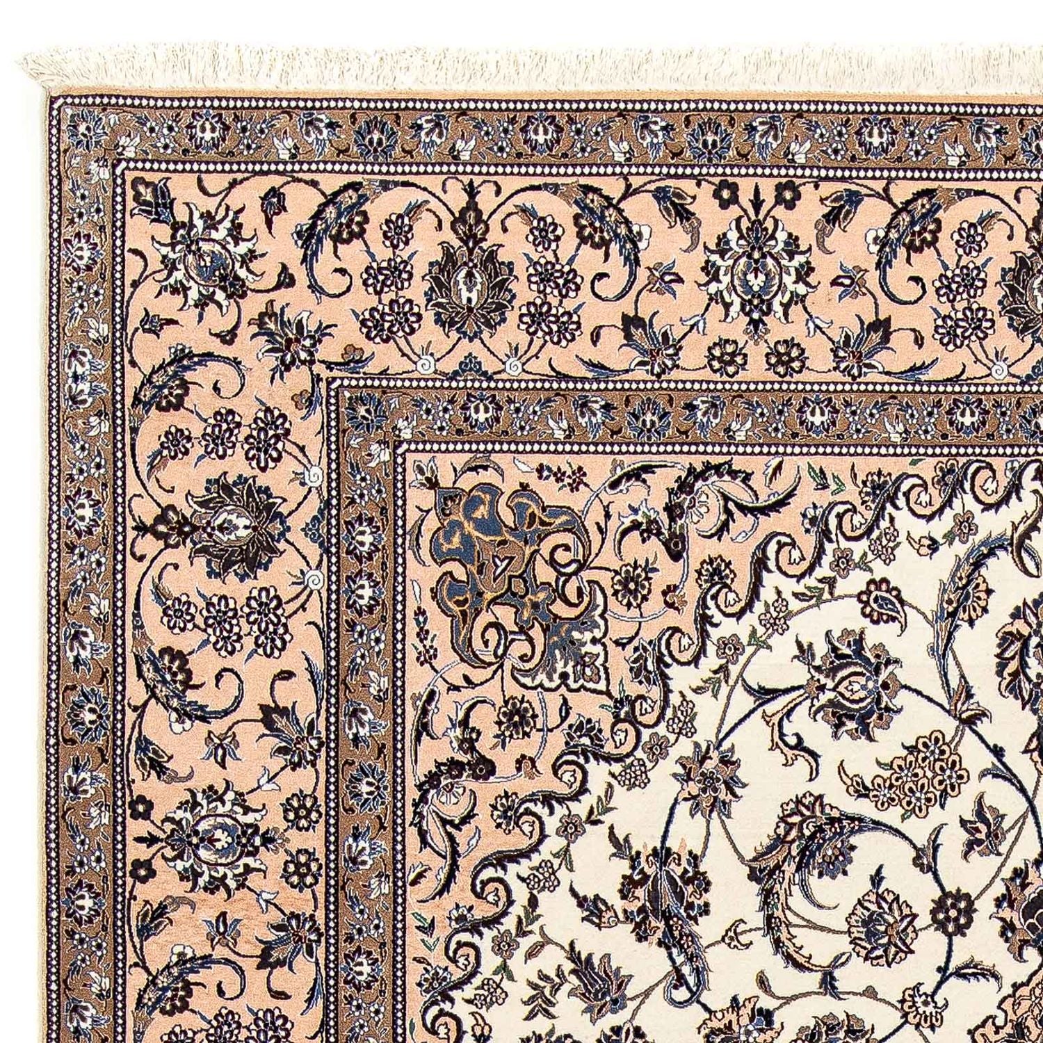 Tapis persan - Nain - Premium - 306 x 201 cm - beige