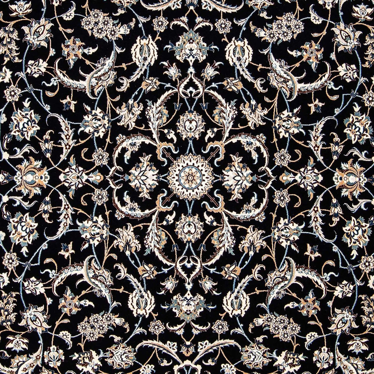 Tapis persan - Nain - Premium - 297 x 206 cm - bleu foncé