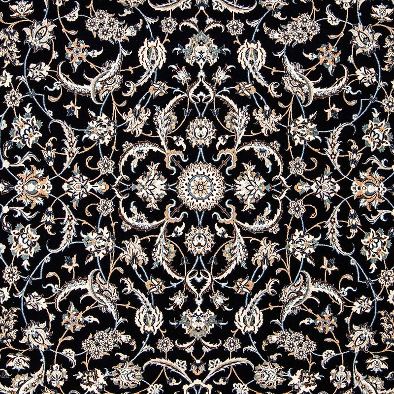 Tapis persan - Nain - Premium - 297 x 206 cm - bleu foncé