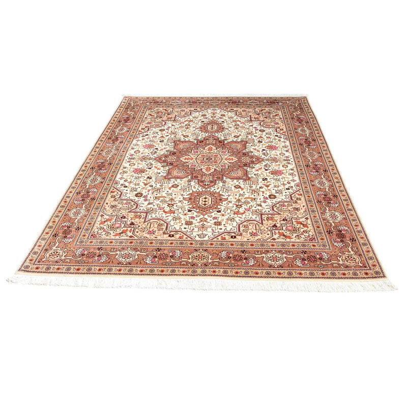 Tapis persan - Tabriz - Royal - 207 x 149 cm - beige