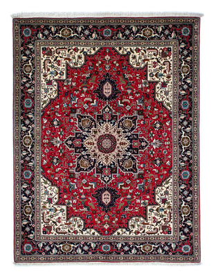Tapis persan - Tabriz - Royal - 206 x 151 cm - rouge