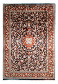 Tapis persan - Classique - 297 x 210 cm - bleu foncé