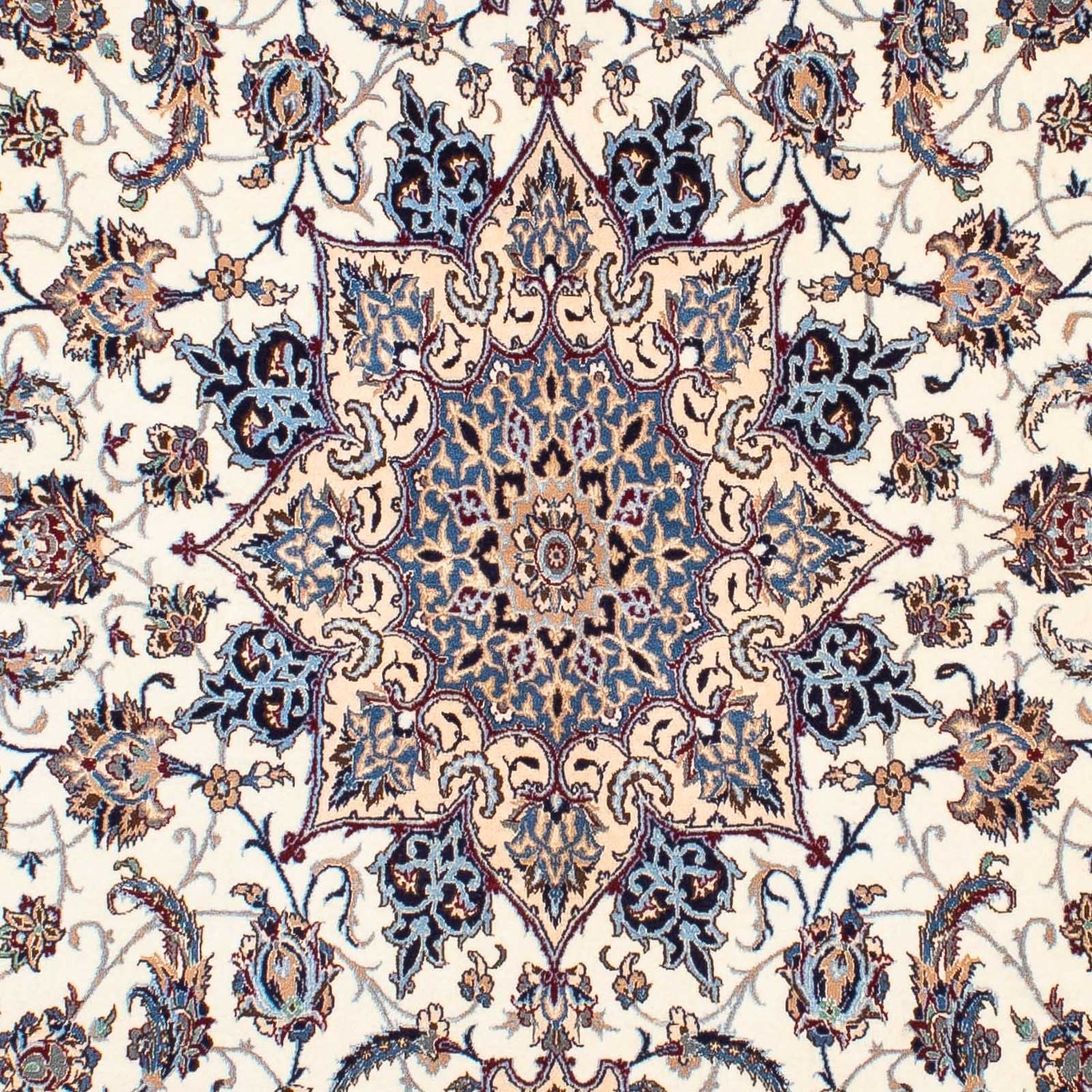 Tapis persan - Nain - Premium - 247 x 148 cm - beige