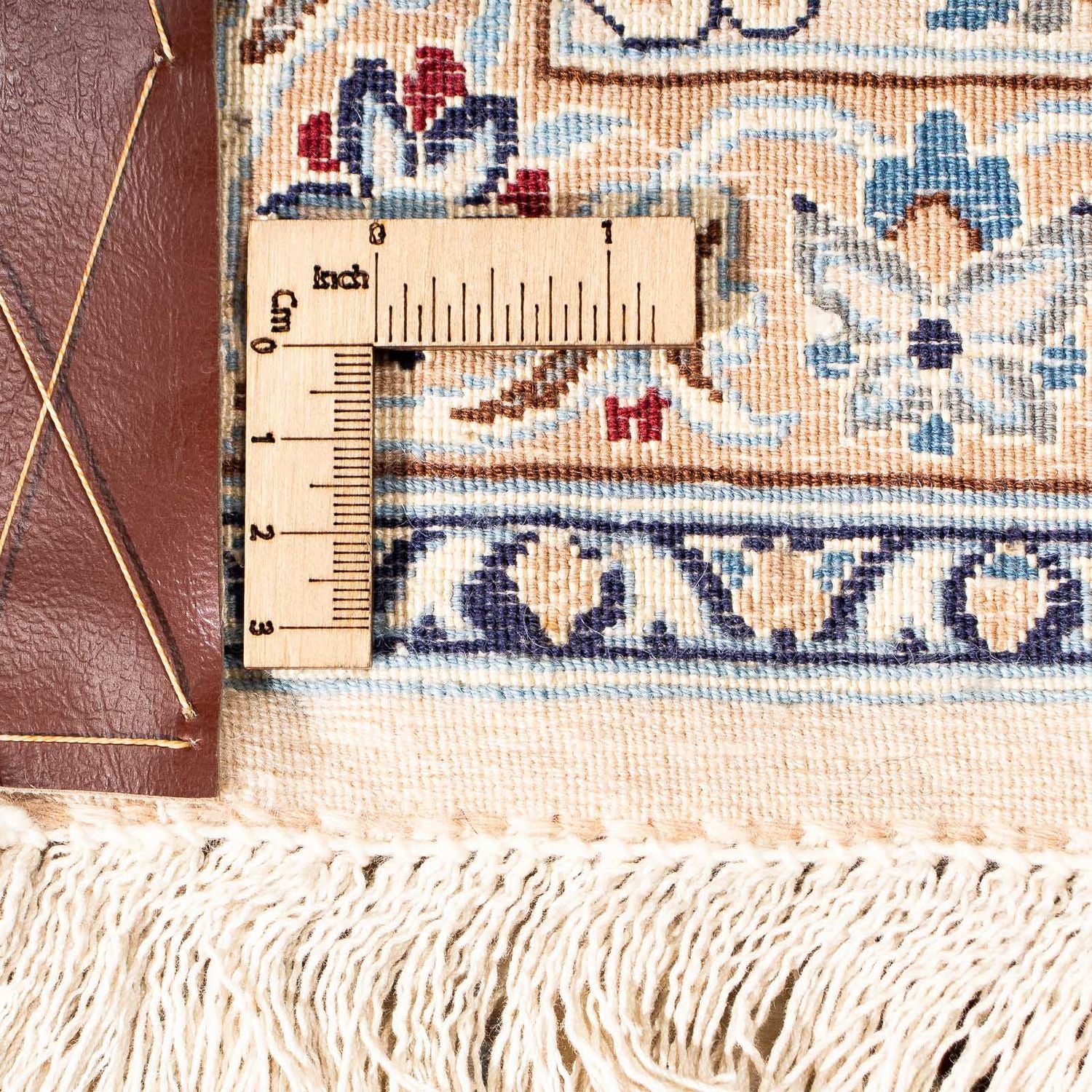 Tapis persan - Nain - Premium - 247 x 148 cm - beige