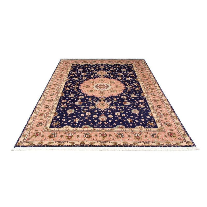 Tapis persan - Tabriz - Royal - 250 x 163 cm - bleu foncé
