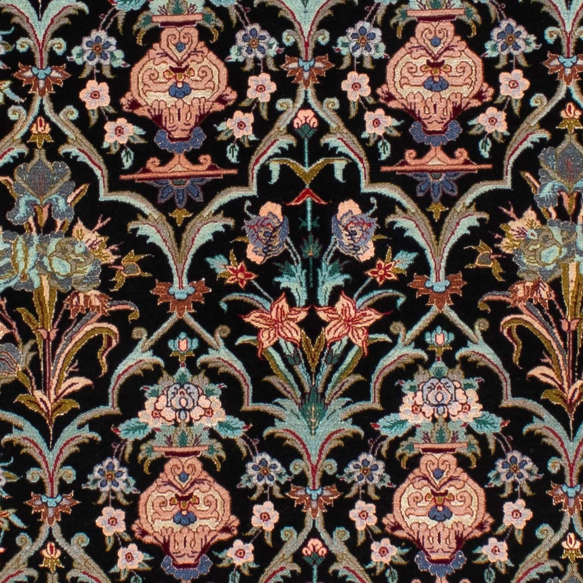 Tapis persan - Isfahan - Premium - 233 x 156 cm - bleu foncé