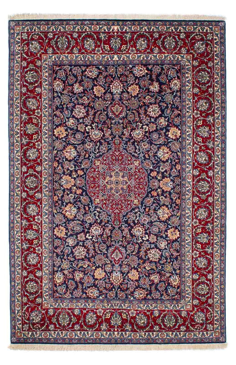 Tapis persan - Isfahan - Premium - 238 x 171 cm - bleu foncé