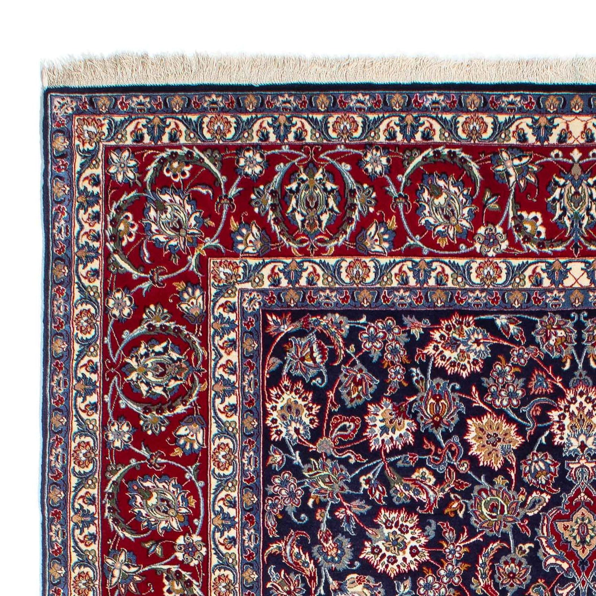 Tapis persan - Isfahan - Premium - 238 x 171 cm - bleu foncé