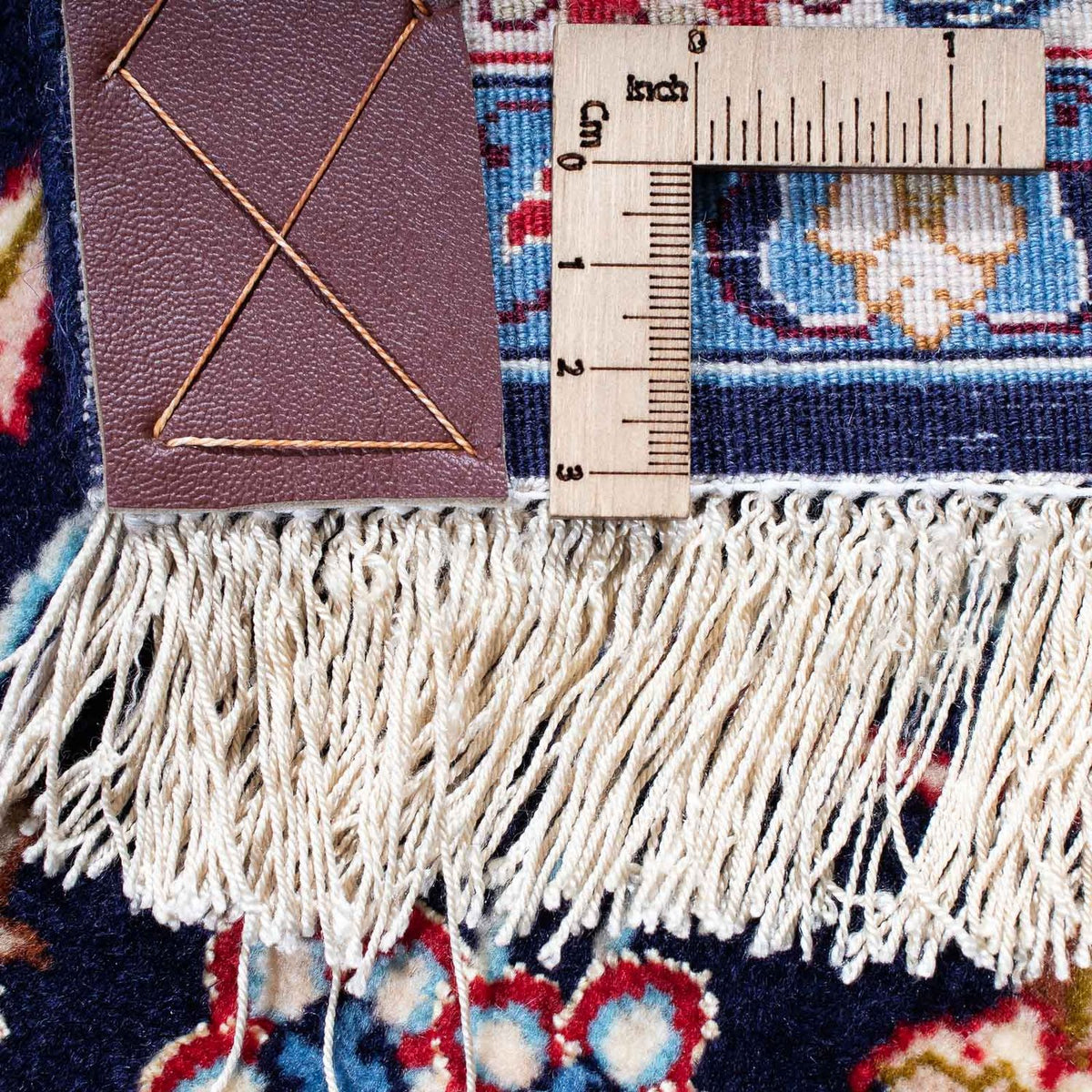 Tapis persan - Isfahan - Premium - 233 x 155 cm - bleu foncé