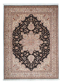 Tapis persan - Tabriz - Premium - 206 x 151 cm - bleu foncé