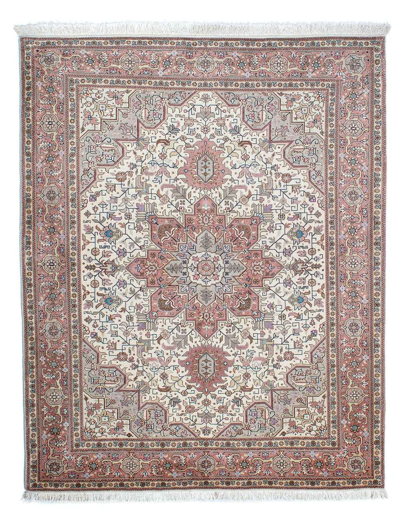 Tapis persan - Tabriz - Royal - 204 x 152 cm - beige