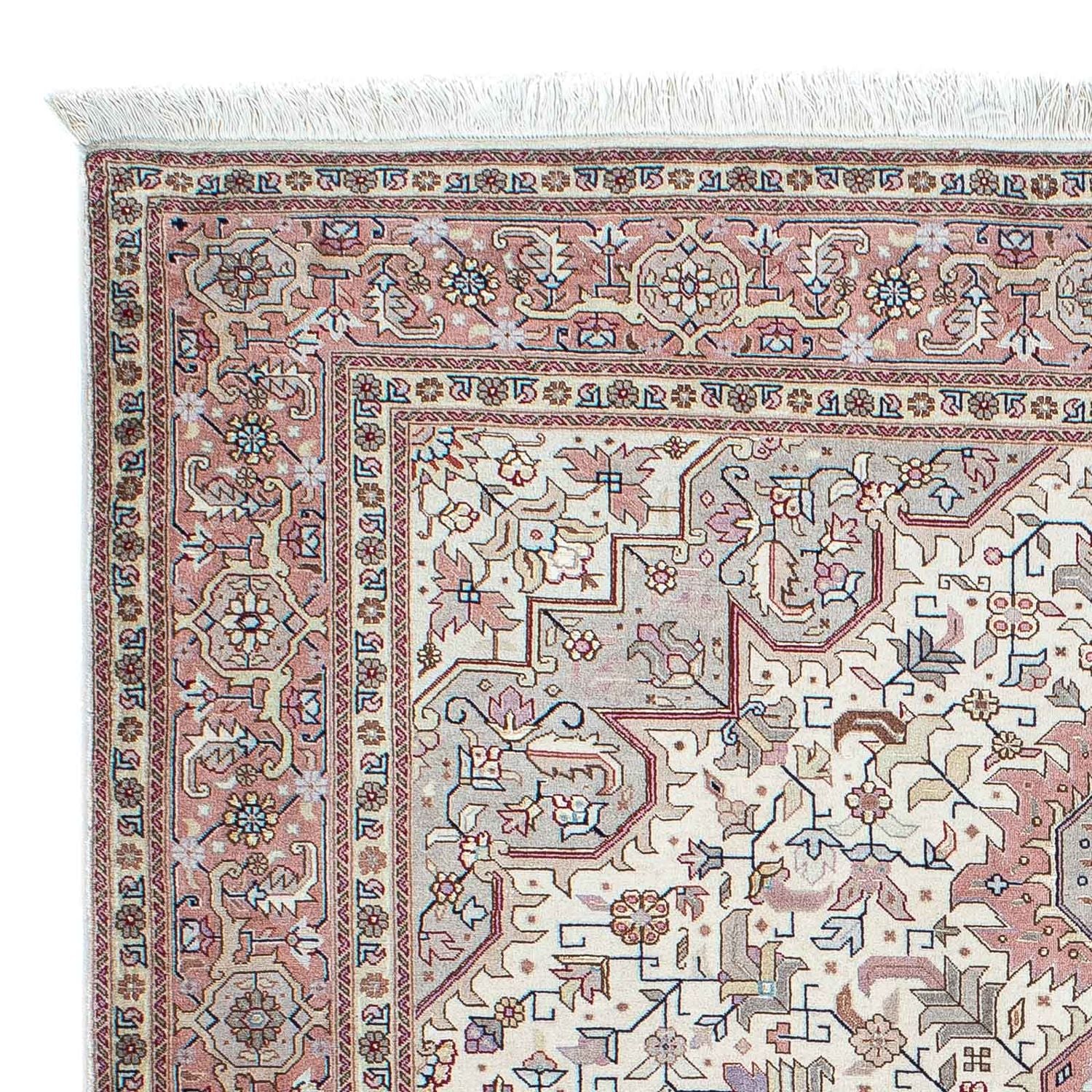 Tapis persan - Tabriz - Royal - 204 x 152 cm - beige