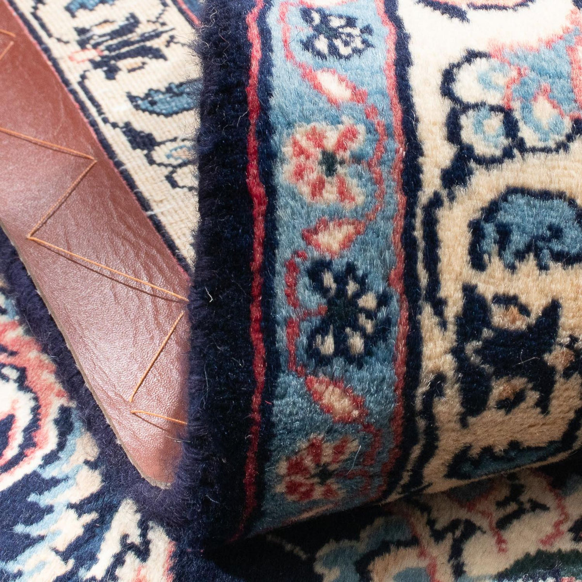 Tapis persan - Classique - 252 x 194 cm - bleu foncé