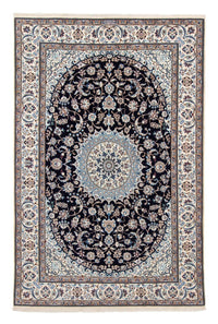 Tapis persan - Nain - Royal - 302 x 200 cm - noir