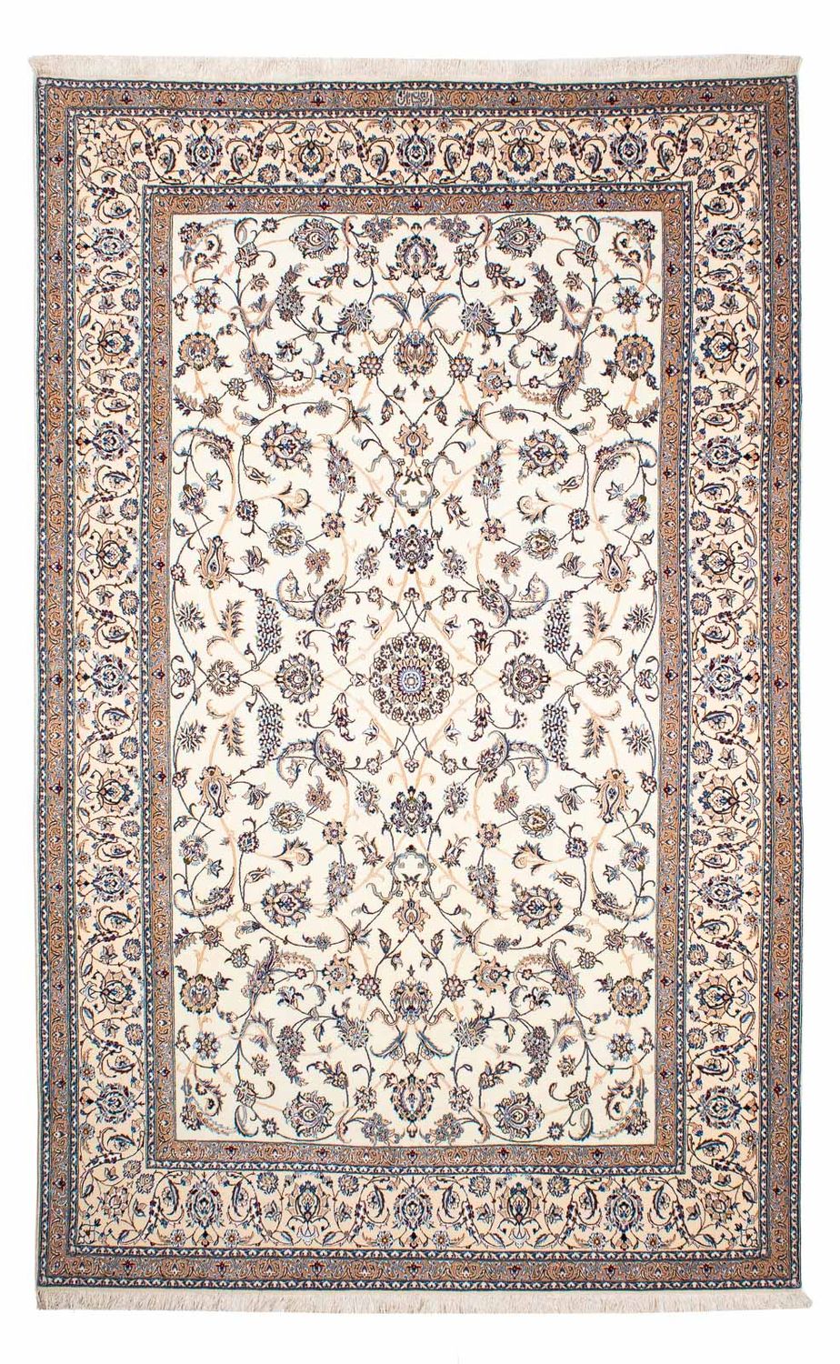 Tapis persan - Nain - Premium - 272 x 175 cm - beige