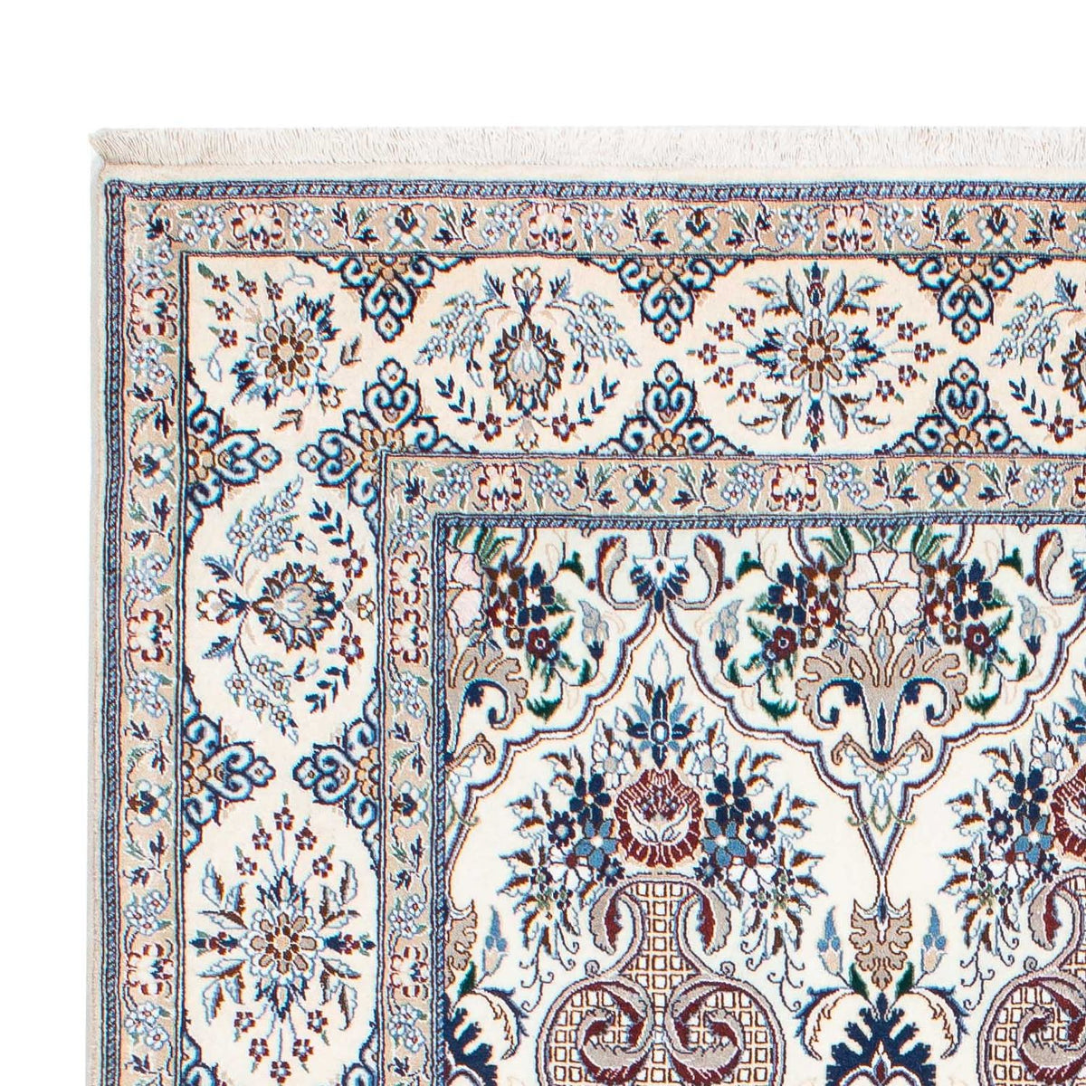 Tapis persan - Nain - Royal - 236 x 153 cm - beige