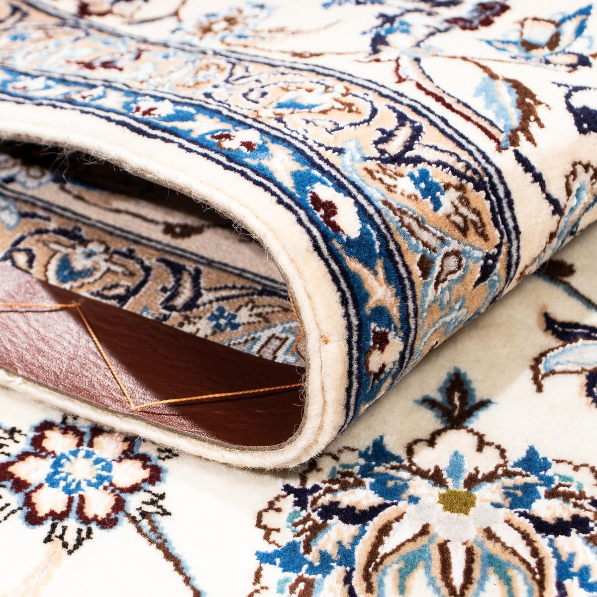 Tapis persan - Nain - Premium - 255 x 172 cm - beige