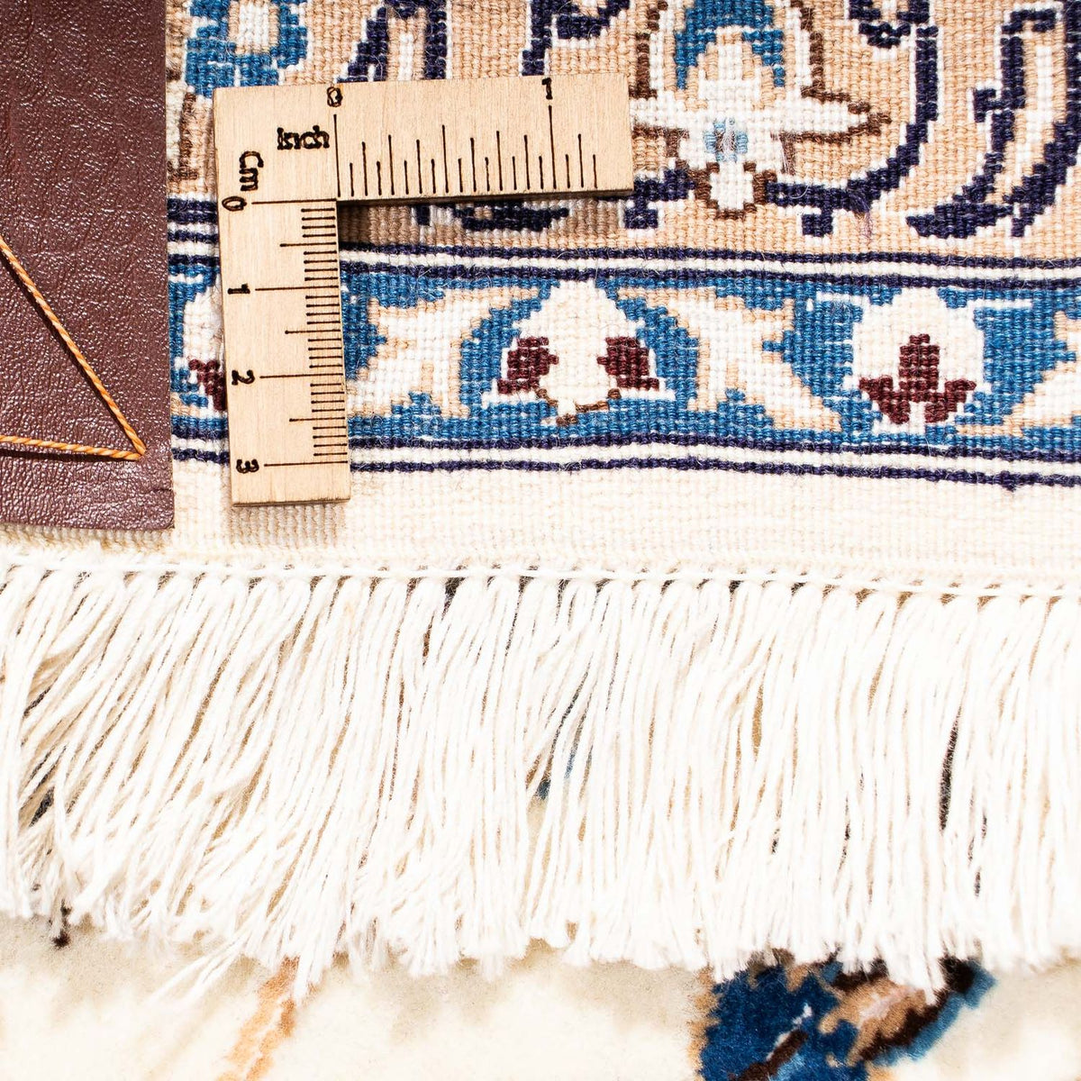 Tapis persan - Nain - Premium - 255 x 172 cm - beige