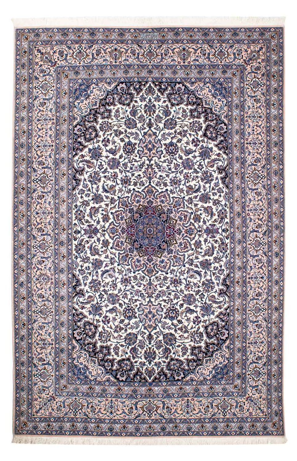 Tapis persan - Nain - Premium - 230 x 156 cm - beige