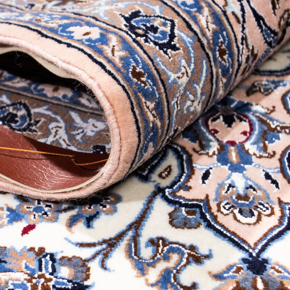 Tapis persan - Nain - Premium - 230 x 156 cm - beige