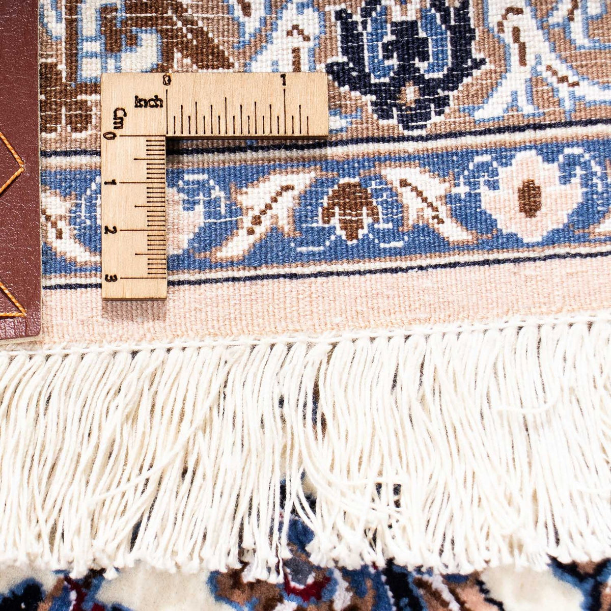 Tapis persan - Nain - Premium - 230 x 156 cm - beige