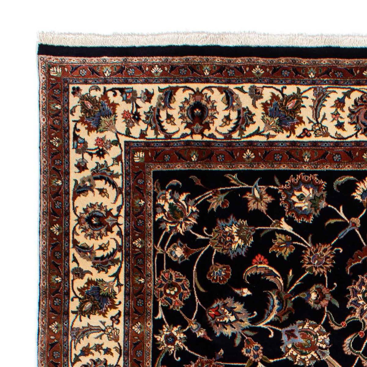 Tapis persan - Classique - 290 x 194 cm - bleu foncé