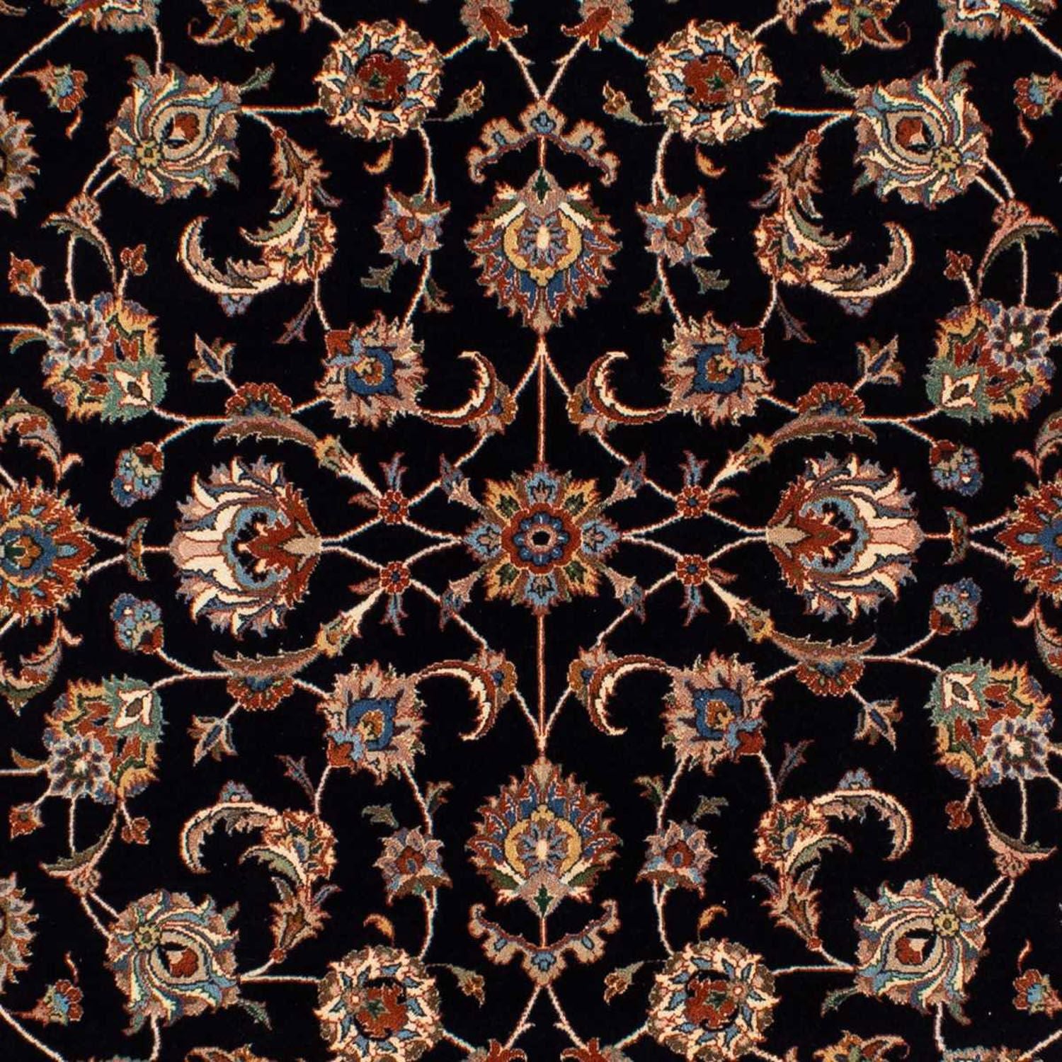 Tapis persan - Classique - 286 x 195 cm - bleu foncé
