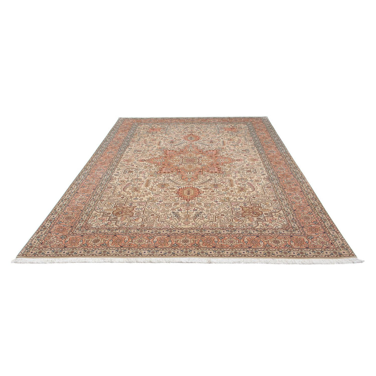 Tapis persan - Tabriz - Royal - 302 x 205 cm - beige