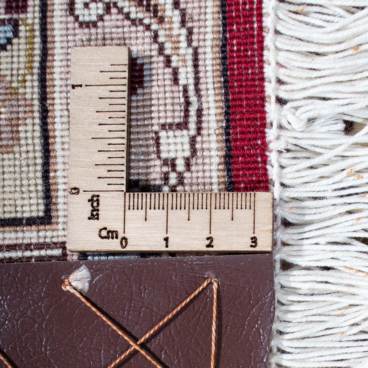 Tapis persan - Tabriz - Royal - 198 x 155 cm - rouge foncé