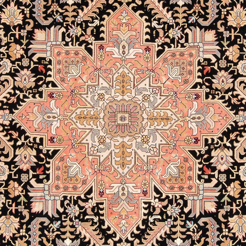 Tapis persan - Tabriz - Royal - 311 x 204 cm - bleu foncé