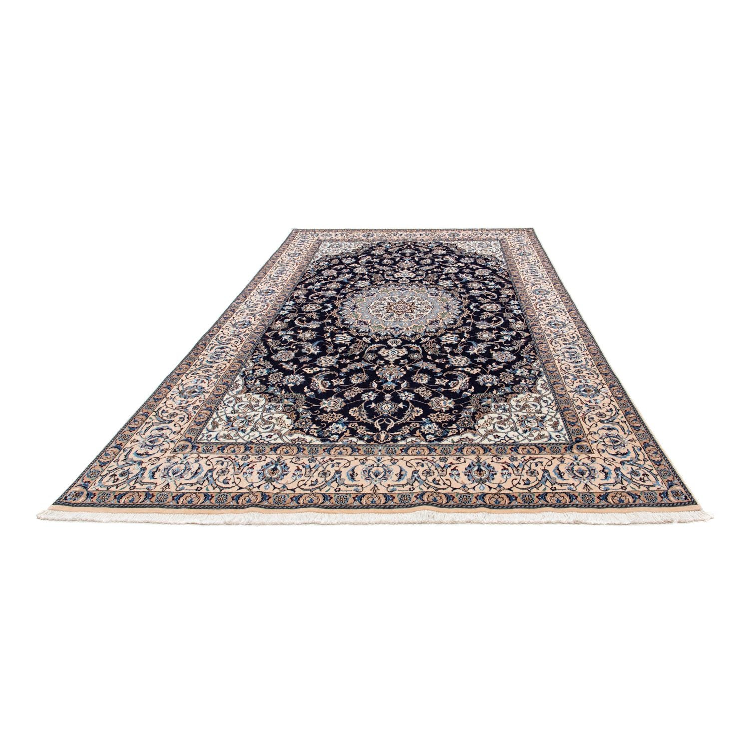 Tapis persan - Nain - Premium - 307 x 198 cm - noir