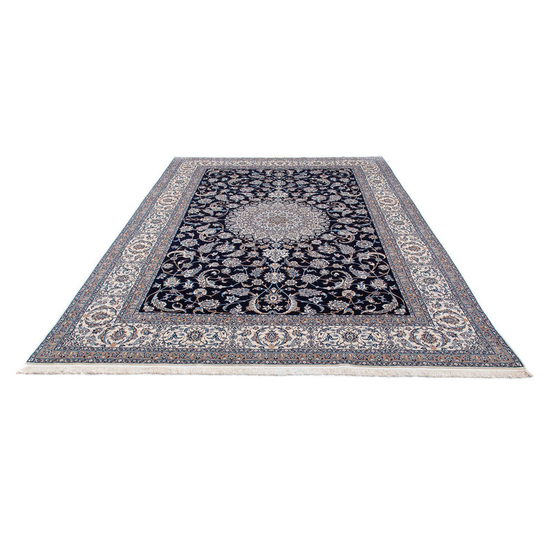 Tapis persan - Nain - Premium - 310 x 202 cm - bleu foncé