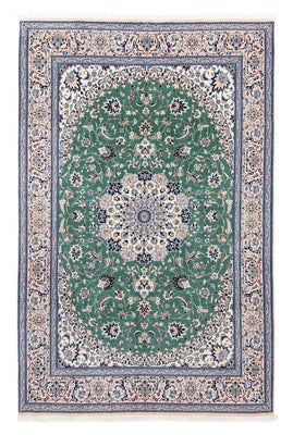 Tapis persan - Nain - Royal - 293 x 198 cm - vert