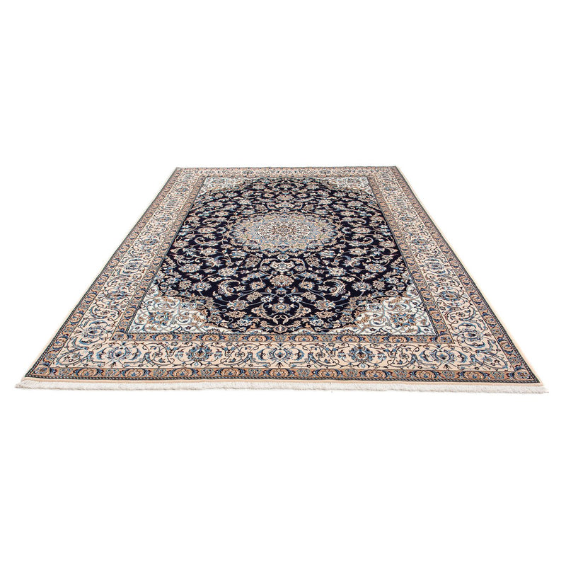Tapis persan - Nain - Royal - 316 x 208 cm - bleu foncé