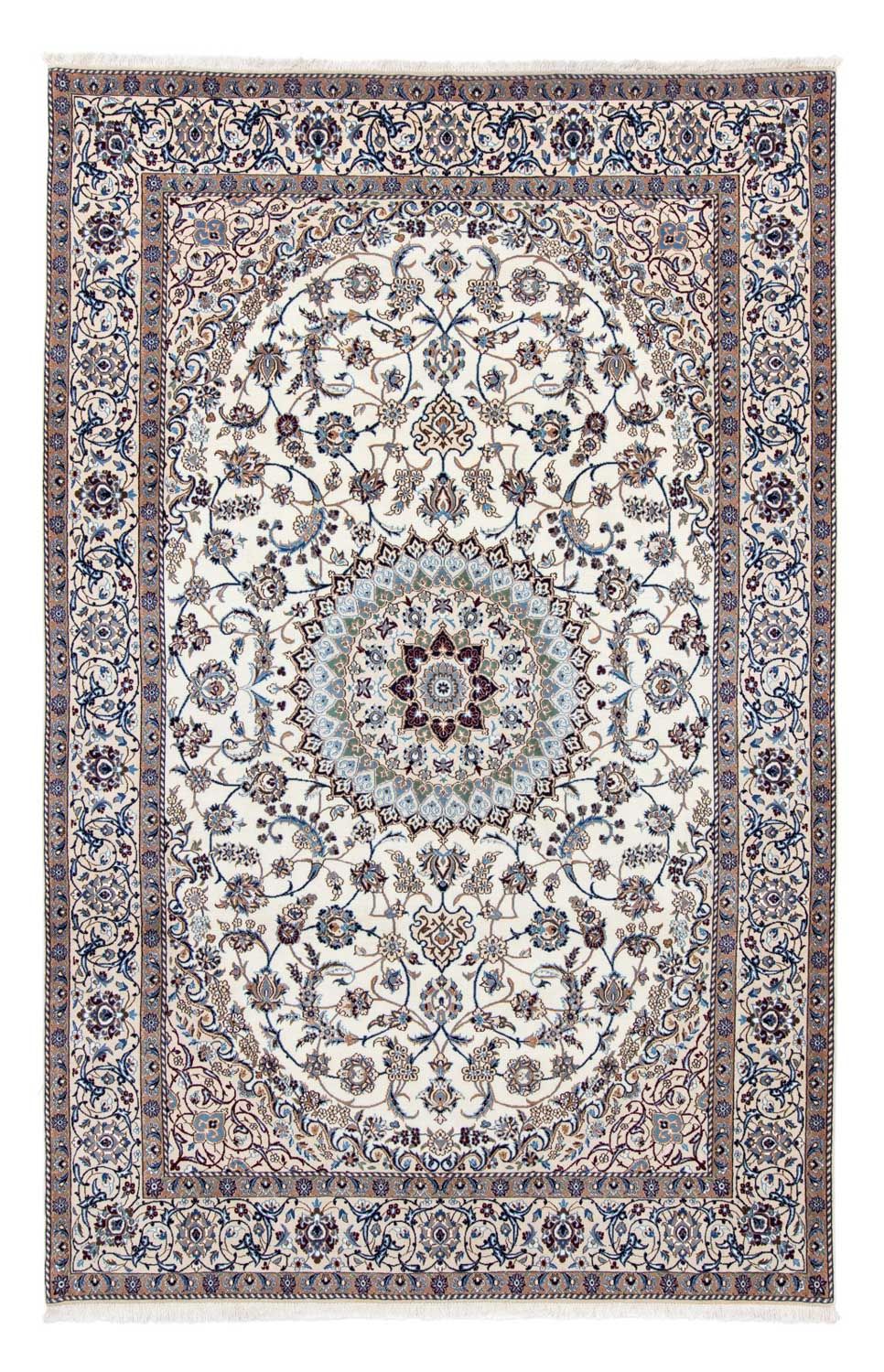 Tapis persan - Nain - Royal - 315 x 203 cm - beige