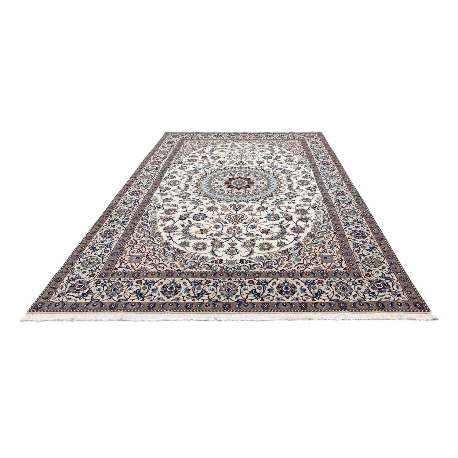 Tapis persan - Nain - Royal - 315 x 203 cm - beige