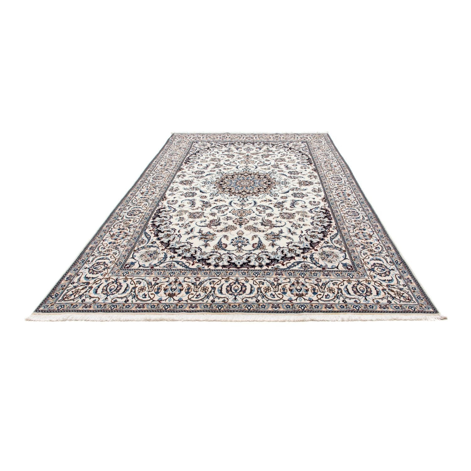 Tapis persan - Nain - Royal - 328 x 203 cm - beige
