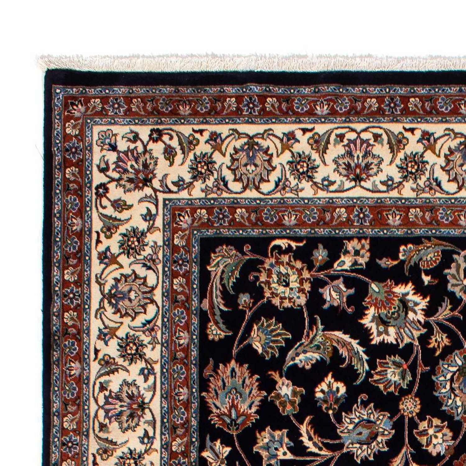 Tapis persan - Classique - 295 x 196 cm - bleu foncé
