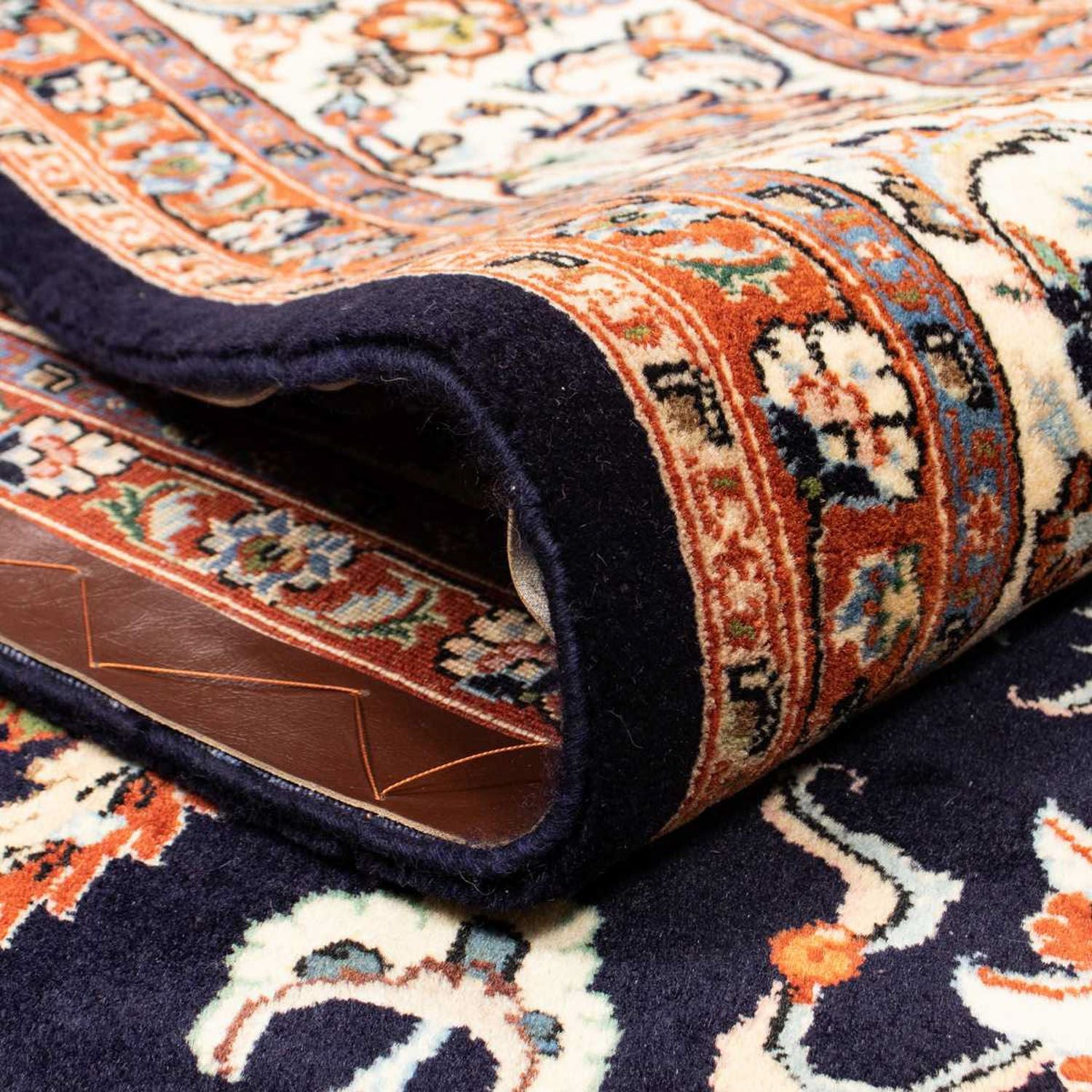 Tapis persan - Classique - 280 x 215 cm - bleu foncé