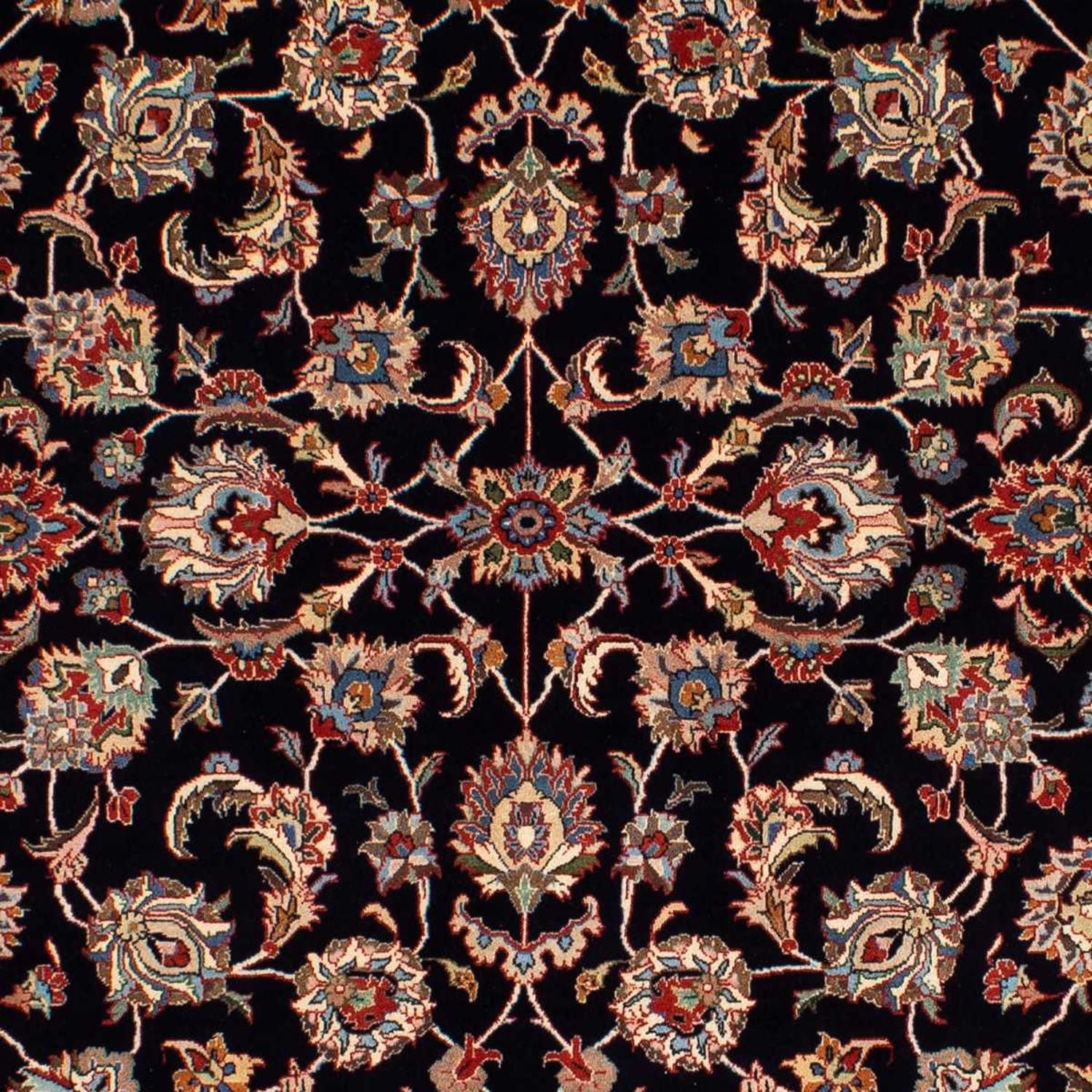 Tapis persan - Classique - 294 x 201 cm - bleu foncé