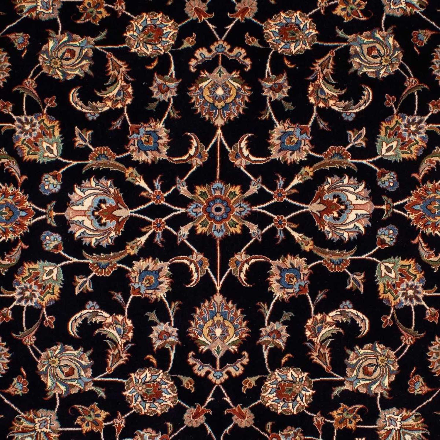 Tapis persan - Classique - 286 x 204 cm - bleu foncé