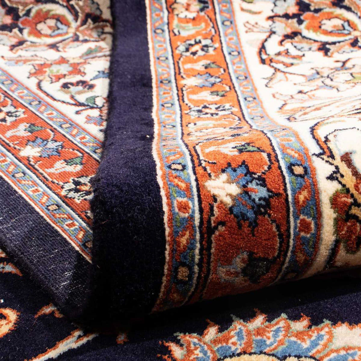 Tapis persan - Classique - 286 x 204 cm - bleu foncé