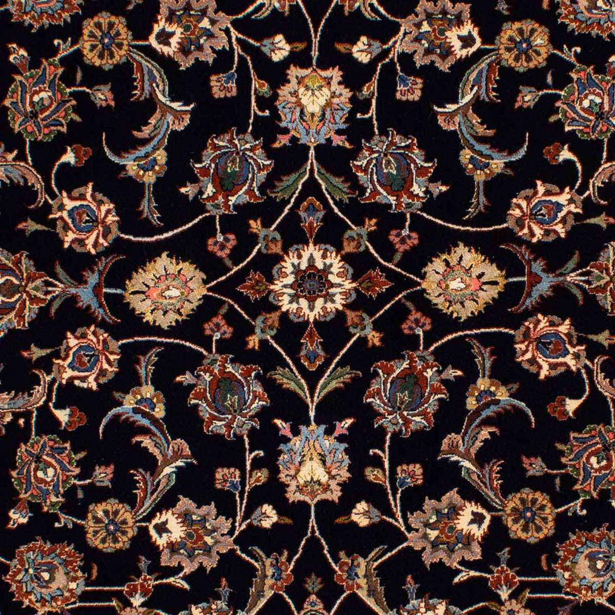 Tapis persan - Classique - 282 x 199 cm - bleu foncé