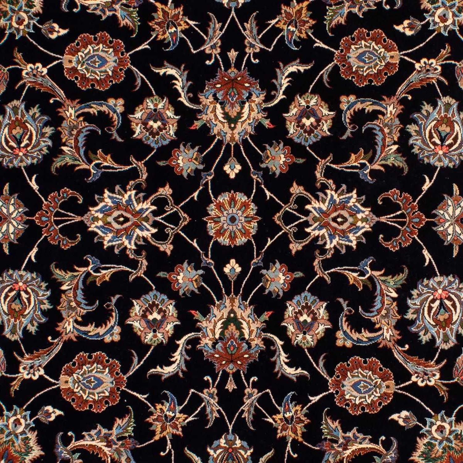 Tapis persan - Classique - 282 x 218 cm - bleu foncé